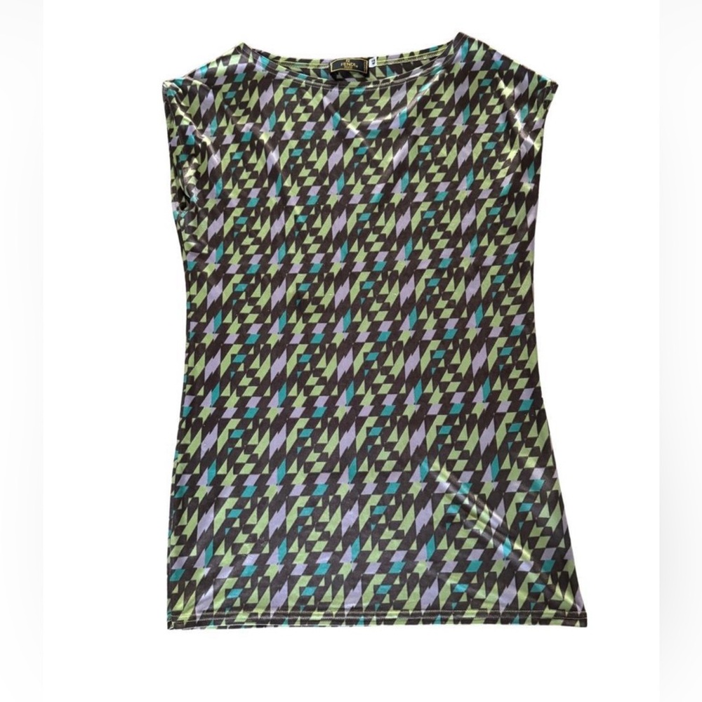 Vintage fendi tshirt monogram